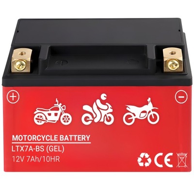 BATERÍA ZELOWY DO SKUTERA MOTOCYKLA QUADA 12V 7AH LEWY+ PRODUCTPS 2024  