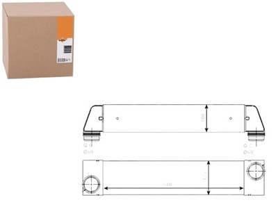 Nrf30528 интеркулер land rover range rover фото №1