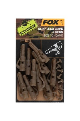 KLIPS FOX EDGES CAMO SZ 10 SLIK LEAD CLIP