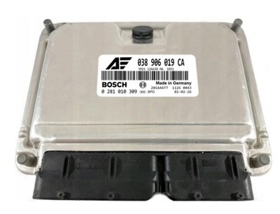 COMPUTADOR ECU VW SHARAN 1.9 038906019CA 0281010309 IMMO APAGADO  