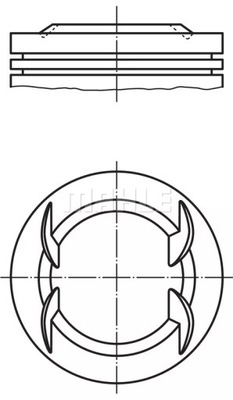 MAHLE 011 PI 00111 000 ПОРШЕНЬ