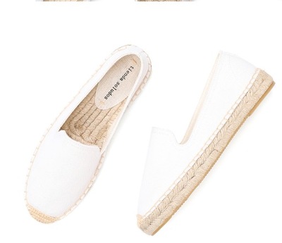 BUTY ESPADRYLE JUTA PŁÓCIENNE BIAŁE 38