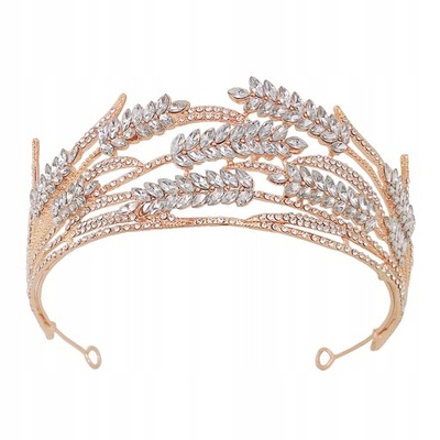 1 PC Delikatna Bride Tiara Ślubna Korona