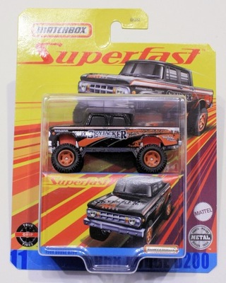 1968 DODGE D200 MATCHBOX SUPERFAST