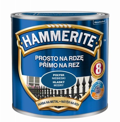 Hammerite Prosto na rdzę 2,5L - Połysk Niebieski