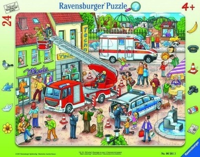 Puzzle 24 Na ratunek zwierzakom Ravensburger