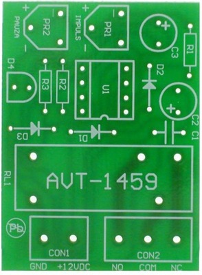 Uniwersalny układ czasowy AVT1459 PCB