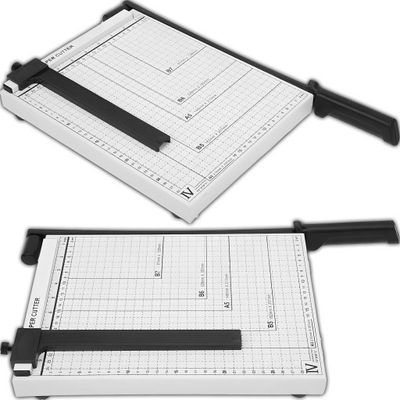 METALOWA GILOTYNA DO CIĘCIA PAPIERU PRECYZYJNA OBCINARKA WZMOCNIONA A4 A5
