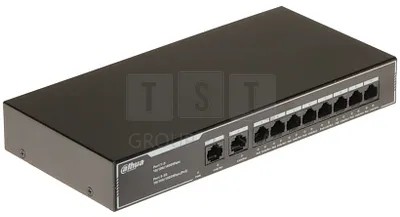 SWITCH POE SG1010LP 8-PORTOWY DAHUA