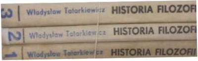 Historia filozofii 1-3 - Tatarkiewicz