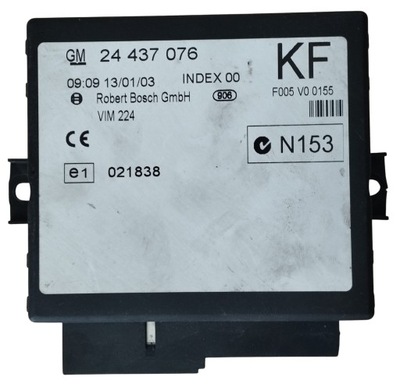 Модуль комфорта opel zafira a 24437076 фото №1