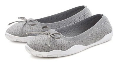 LASCANA Slip-On BALERINY LEWY 39/ PRAWY 40