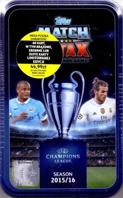 MEGA PUSZKA TOPPS MATCH ATTAX 2015/16 CHAMPIONS LEAGUE