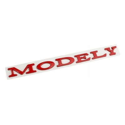 EMBLEMA PEGADURA MODELO S LOGOTIPO TESLA  