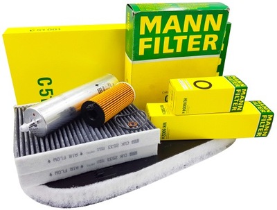 MANN FILTER JUEGO DE FILTROS BMW 5 F10 F11 525D 530D  