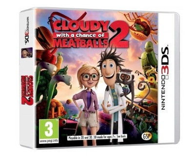 Cloudy with a Chance of Meatballs 2 Klopsiki 3DS