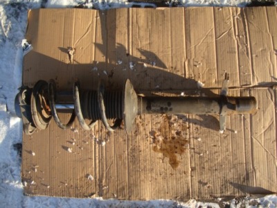 Fiat ducato 06-14 амортизатор левый передний фото №1