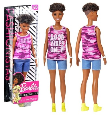 BARBIE LALKA MODOWA FASHIONISTAS AFRO UBRANKA MATTEL