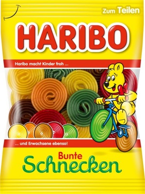 HARIBO SCHNECKEN ŚLIMAKI1 ŻELKI 175g