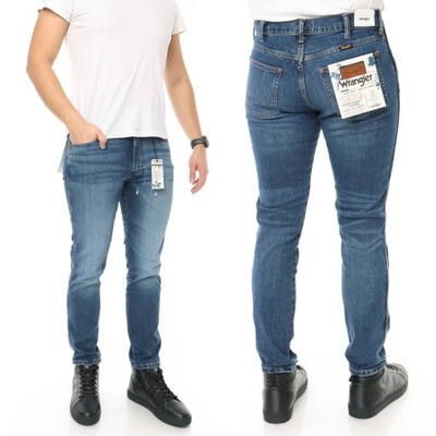 WRANGLER LARSTON spodnie męskie jeans zwężane W29 L34