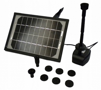 POMPKA SOLARNA POMPA DO OCZKA WODNEGO +LED BASS PL