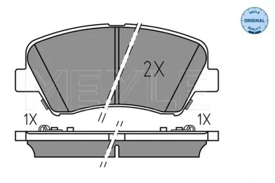 КОЛОДКИ HAM. HYUNDAI P. I30/VELOSTER 1,4-1,6 CRDI 11-