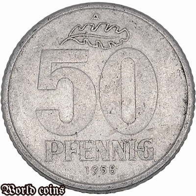 50 PFENNIG 1958 A