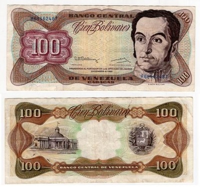 WENEZUELA 1992 100 BOLIVARES