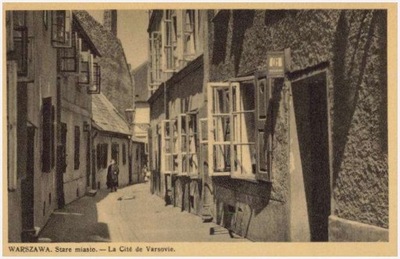 Warszawa Stare Miasto - La Cite de Varsovie ca 1930