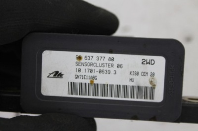 Модуль датчик esp 9663737780 citroen ds3 10-16 фото №1