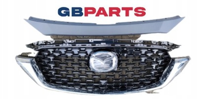 Решітка радіатора kompletny хром mazda cx5 2022 фото №1