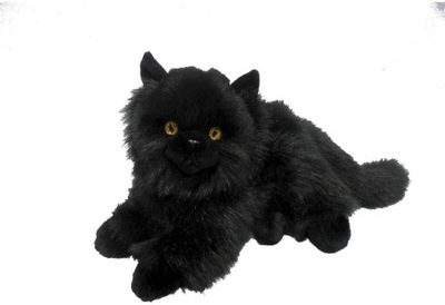 Maskotka Kot czarny leżący