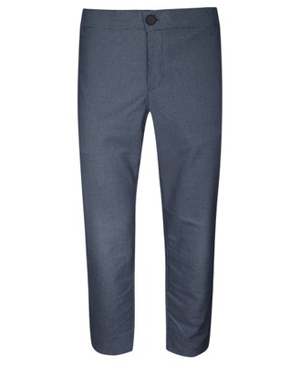 Granatowe spodnie typu chinos -RIGON- 40/32