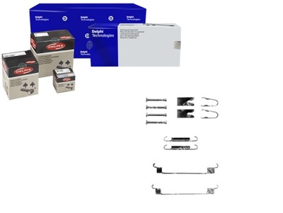 Пружины колодка ham. ford задняя fiesta puma mazda de фото №1