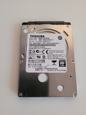 Dysk HDD 2.5'' - TOSHIBA - MQ01ACF050