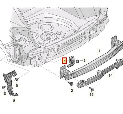 Audi q3 f3 sportback rear правый держатель strap 83a807330 фото №1