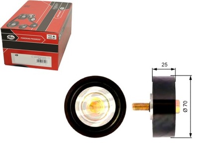 Gates ролик ремінь citroen c5 i 2.2 hdi dc4hxb. dc фото №1