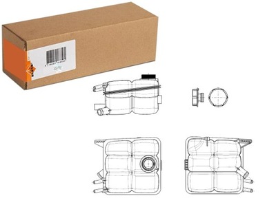 DEPÓSITO DE EXPANSIÓN DEL RADIADOR Z CON TAPADERA FORD FOCUS C-MAX FOCUS II  