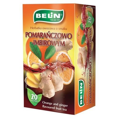 BELIN Herbatka o smaku pomarańczy z imbirem