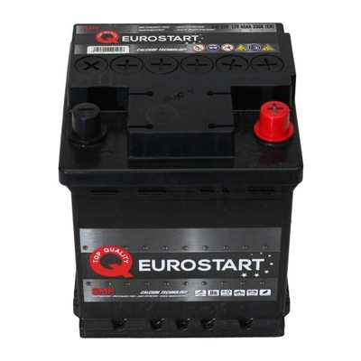 Аккумулятор eurostart 12v 40ah 330a +p фото №1