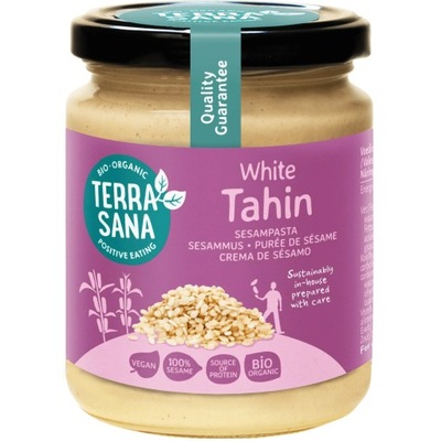 Tahini białe (pasta sezamowa) BIO 250 g TerraSana