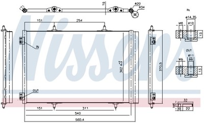 NISSENS 941276 SKRAPLACZ, KONDICIONAVIMAS 