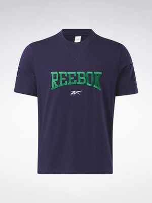 REEBOK T-Shirt Classics Varsity T-Shirt HS9182 Granatowy