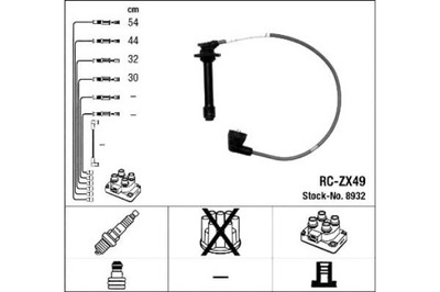 Ngk дроти запалювання mazda фото №1