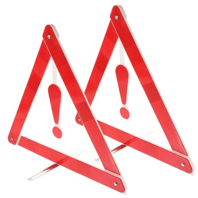 2pcs Warning Triangle Reflective Warning Road Safe 