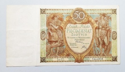 Bank Polski 50 złotych z 1929 roku