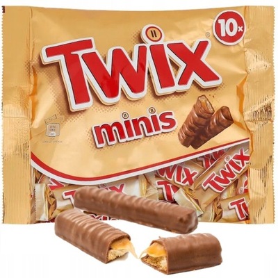 Batony Batoniki Twix mini 10 sztuk 227g