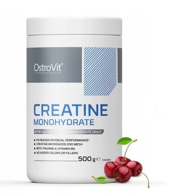 OstroVit CREATINE MONOHYDRATE 500g Wiśnia KREATYNA