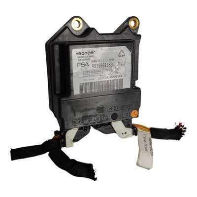 Блок управления модуль подушка безопасности citroen c4 iii 9835661380 фото №1