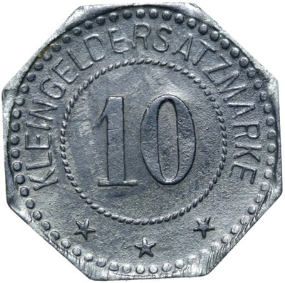 + Soldau - Działdowo - 10 Pfennig 1917 - cynk